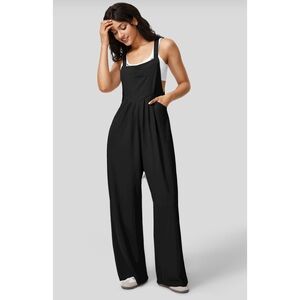 NWT Halara Waffle Knit Overalls